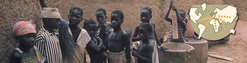 Dorfkinder Afrika